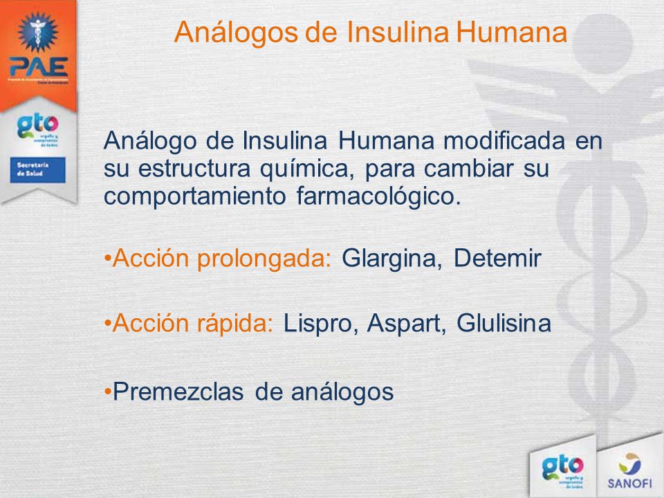 Análogos de Insulina Humana