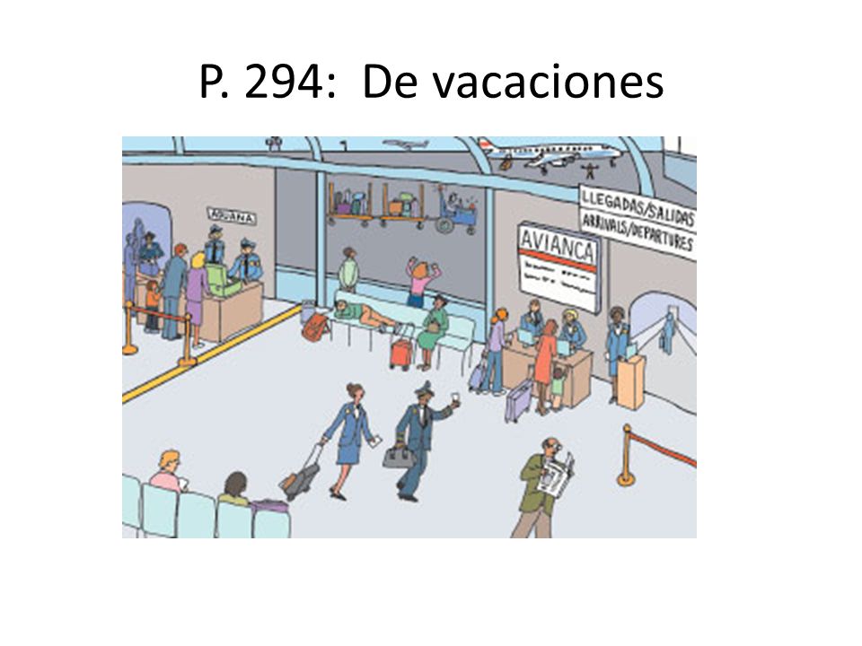 P. 294: De vacaciones