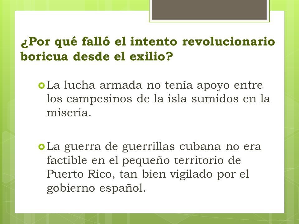 ¿Por qué falló el intento revolucionario boricua desde el exilio