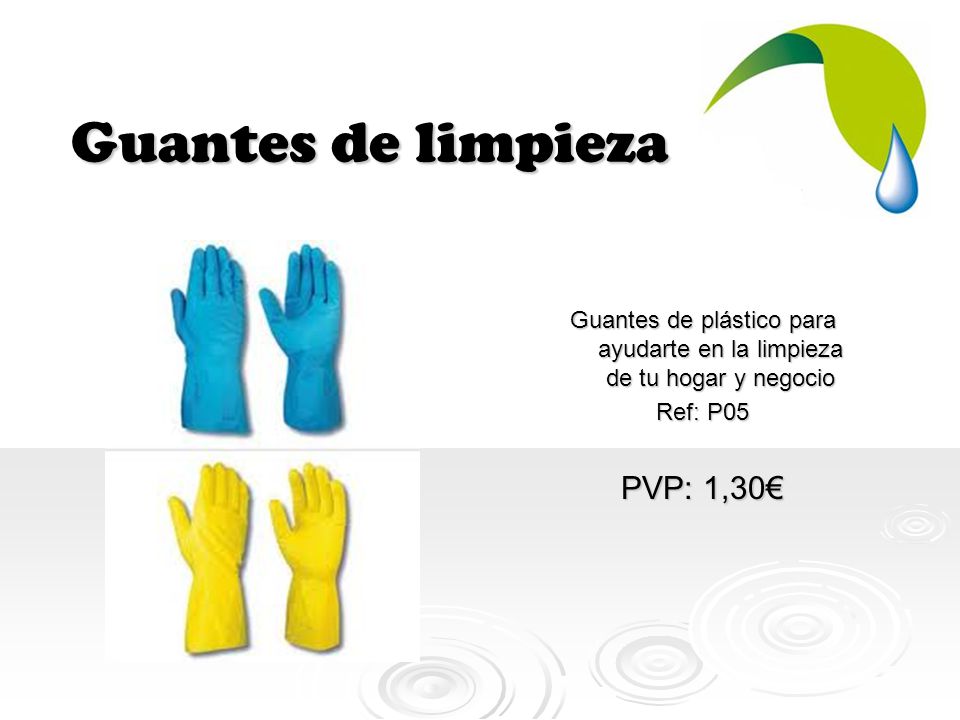 Guantes de plástico para ayudarte en la limpieza de tu hogar y negocio