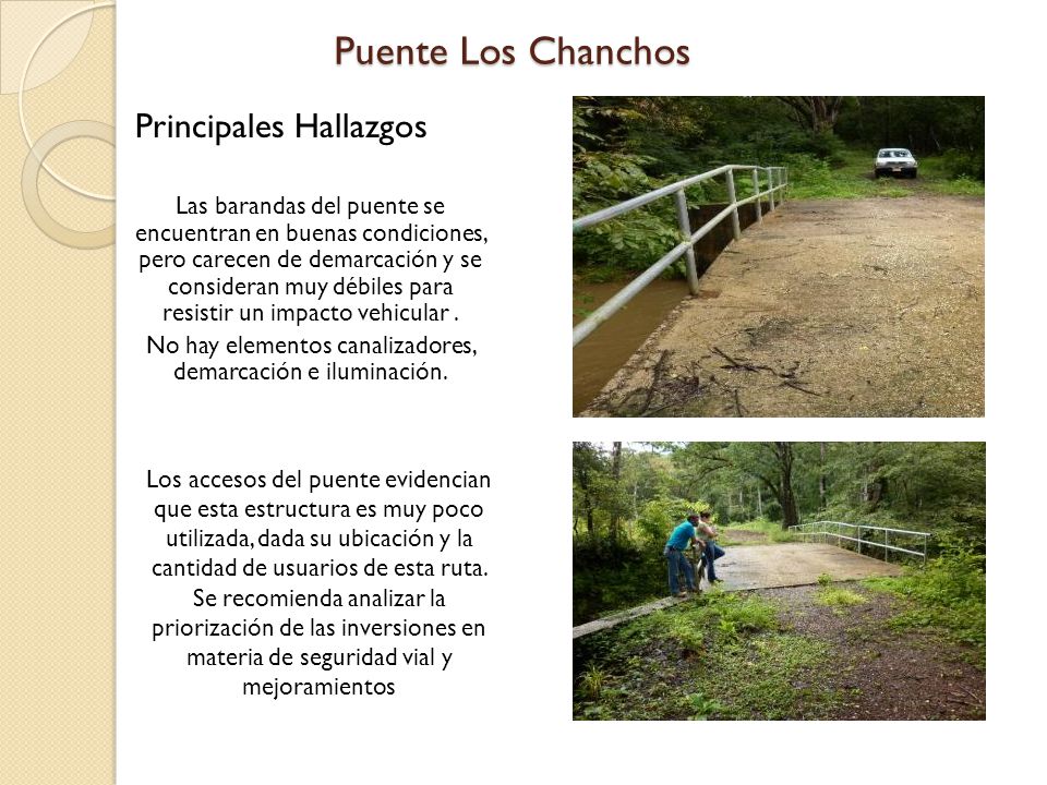 No hay elementos canalizadores, demarcación e iluminación.