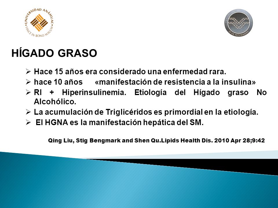 HÍGADO GRASO Hace 15 años era considerado una enfermedad rara.