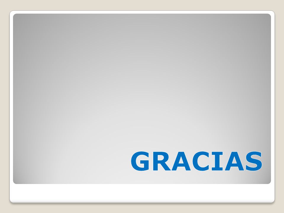 GRACIAS
