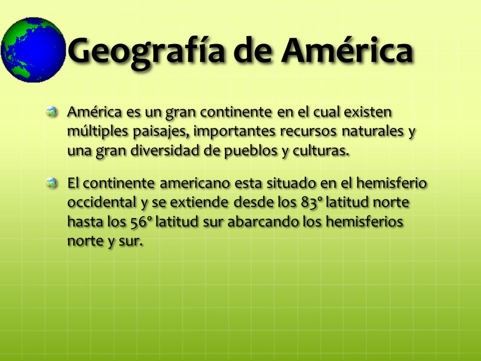Geografía de América
