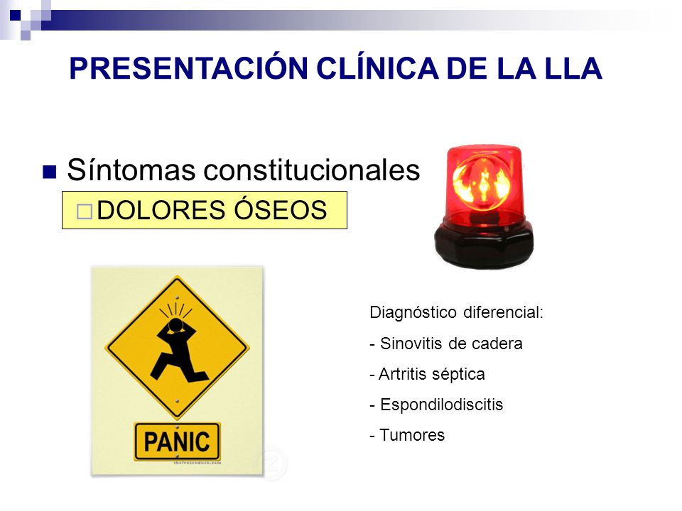 PRESENTACIÓN CLÍNICA DE LA LLA