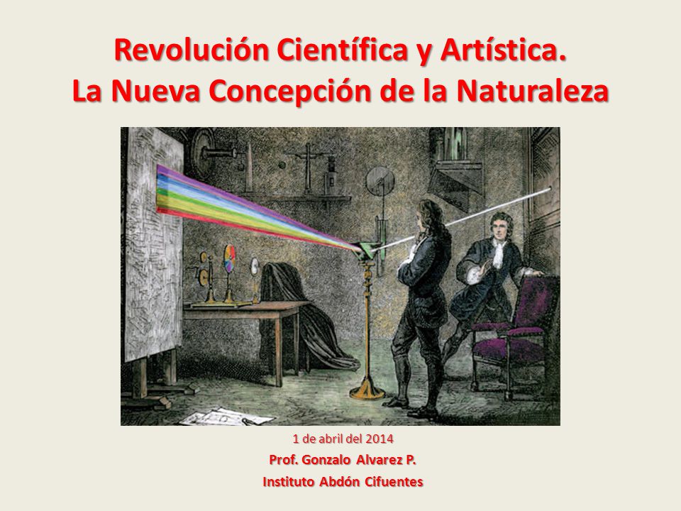 1 de abril del 2014 Prof. Gonzalo Alvarez P. Instituto Abdón Cifuentes