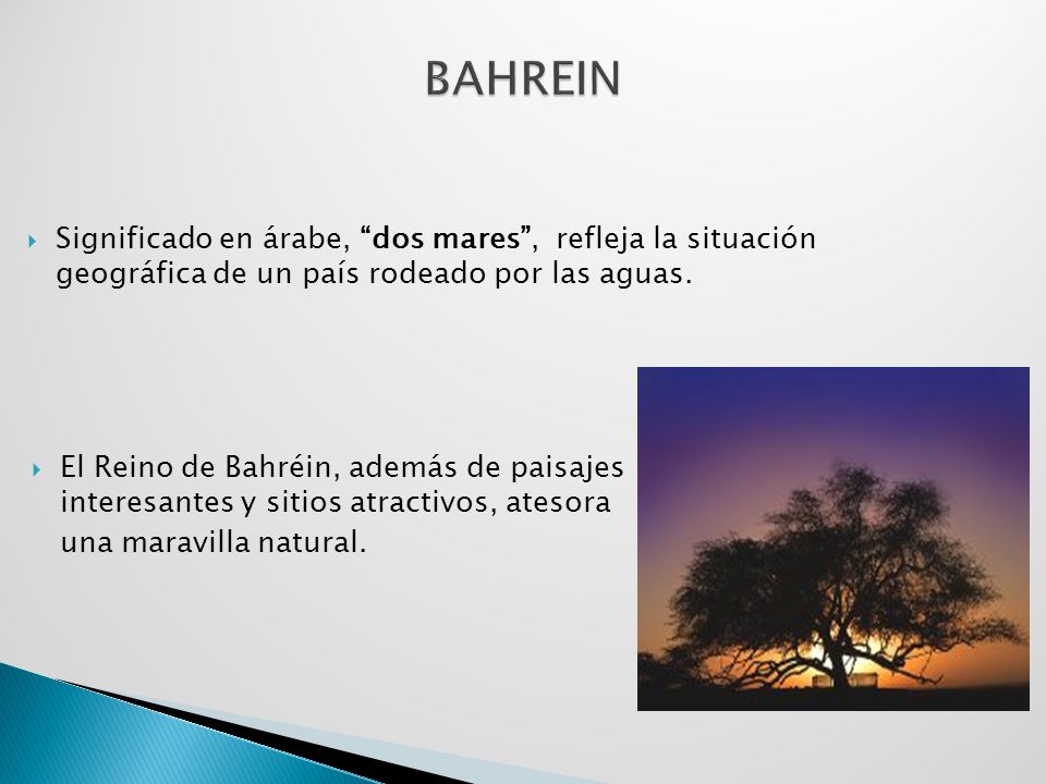 El Reino de Bahréin, además de paisajes interesantes y sitios atractivos, atesora