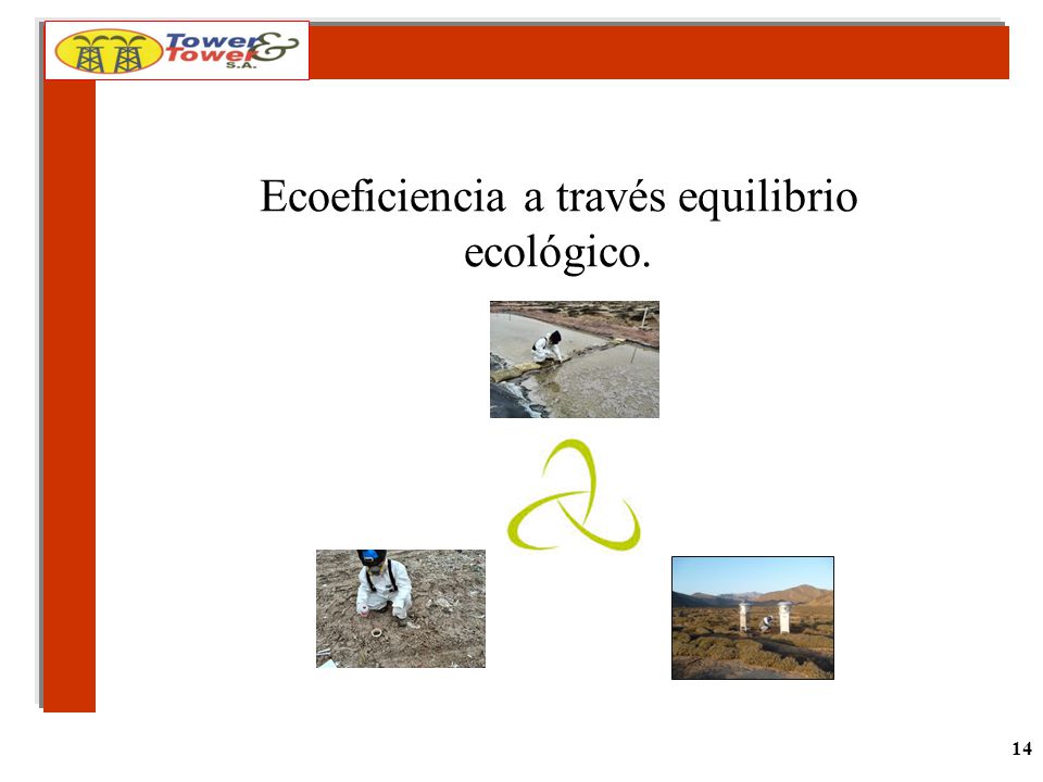 Ecoeficiencia a través equilibrio ecológico.