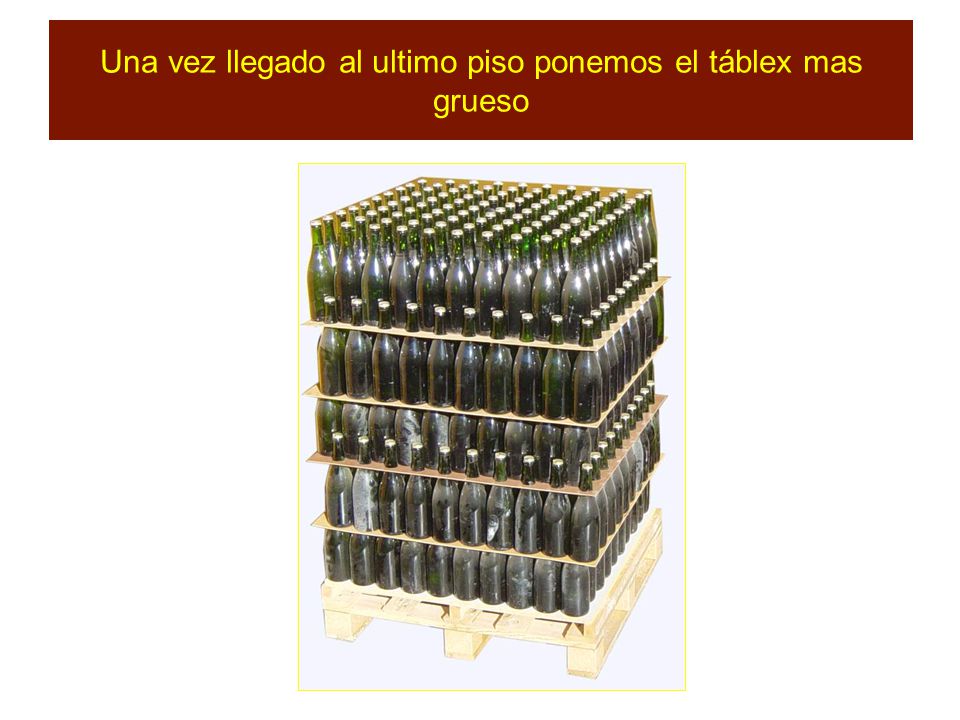 Una vez llegado al ultimo piso ponemos el táblex mas grueso