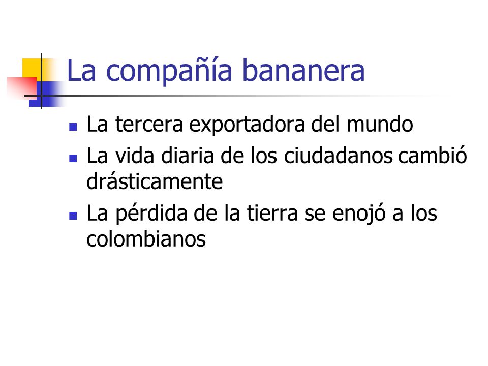 La compañía bananera La tercera exportadora del mundo