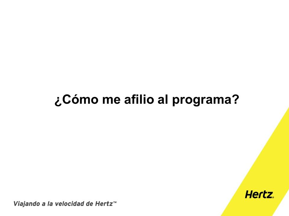 ¿Cómo me afilio al programa
