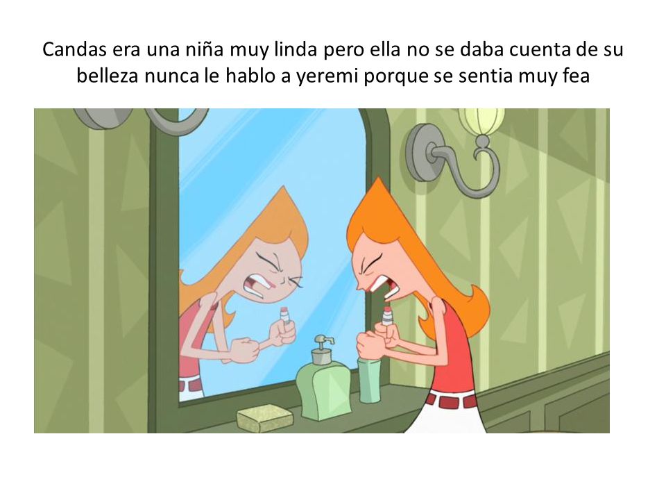 Candas era una niña muy linda pero ella no se daba cuenta de su belleza nunca le hablo a yeremi porque se sentia muy fea