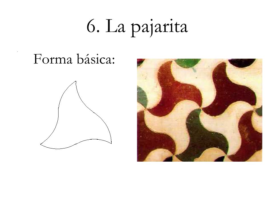 6. La pajarita Forma básica: