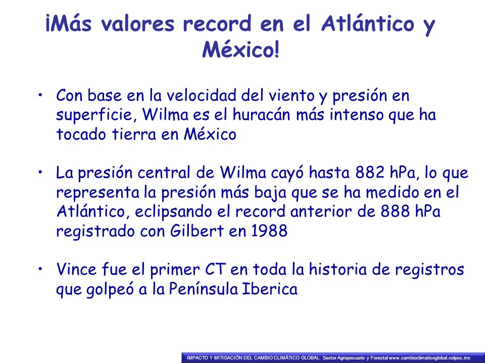 ¡Más valores record en el Atlántico y México!