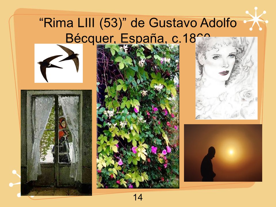 Rima LIII (53) de Gustavo Adolfo Bécquer, España, c.1860