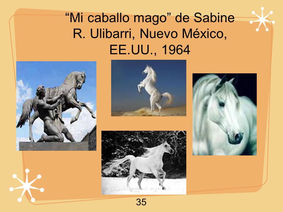 Mi caballo mago de Sabine R. Ulibarri, Nuevo México, EE.UU., 1964