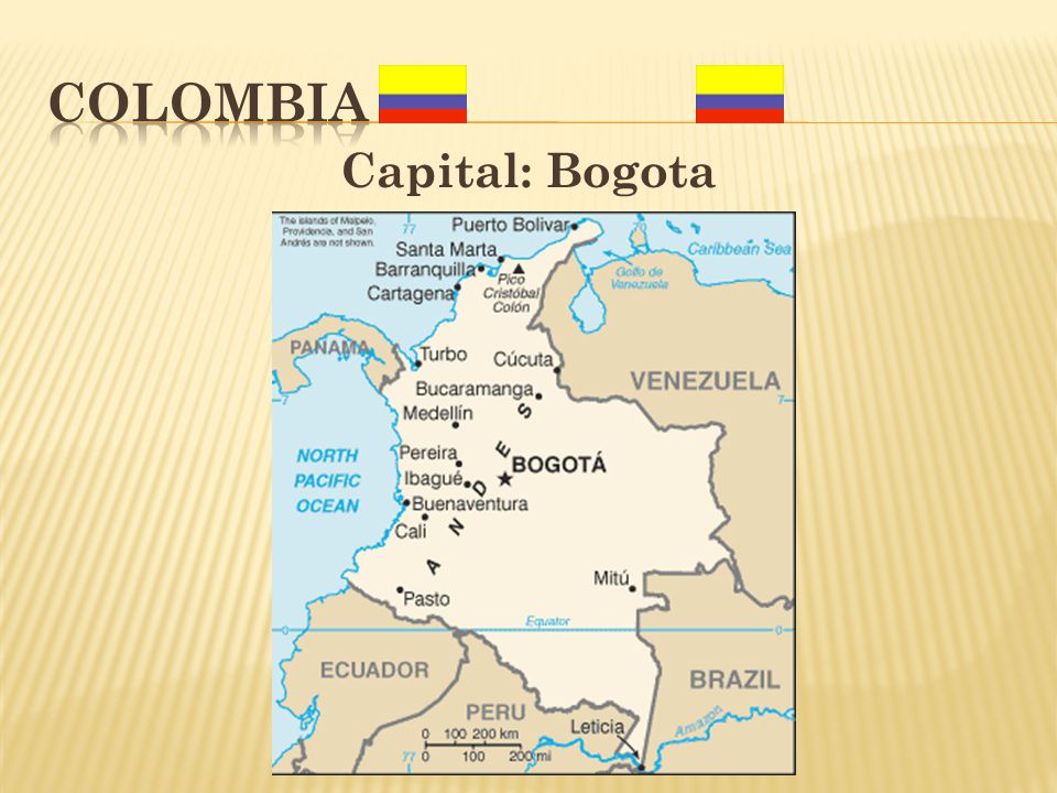 Colombia Capital: Bogota