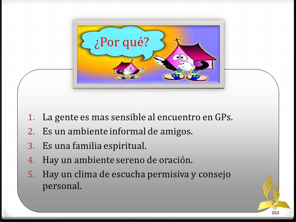 ¿Por qué La gente es mas sensible al encuentro en GPs.