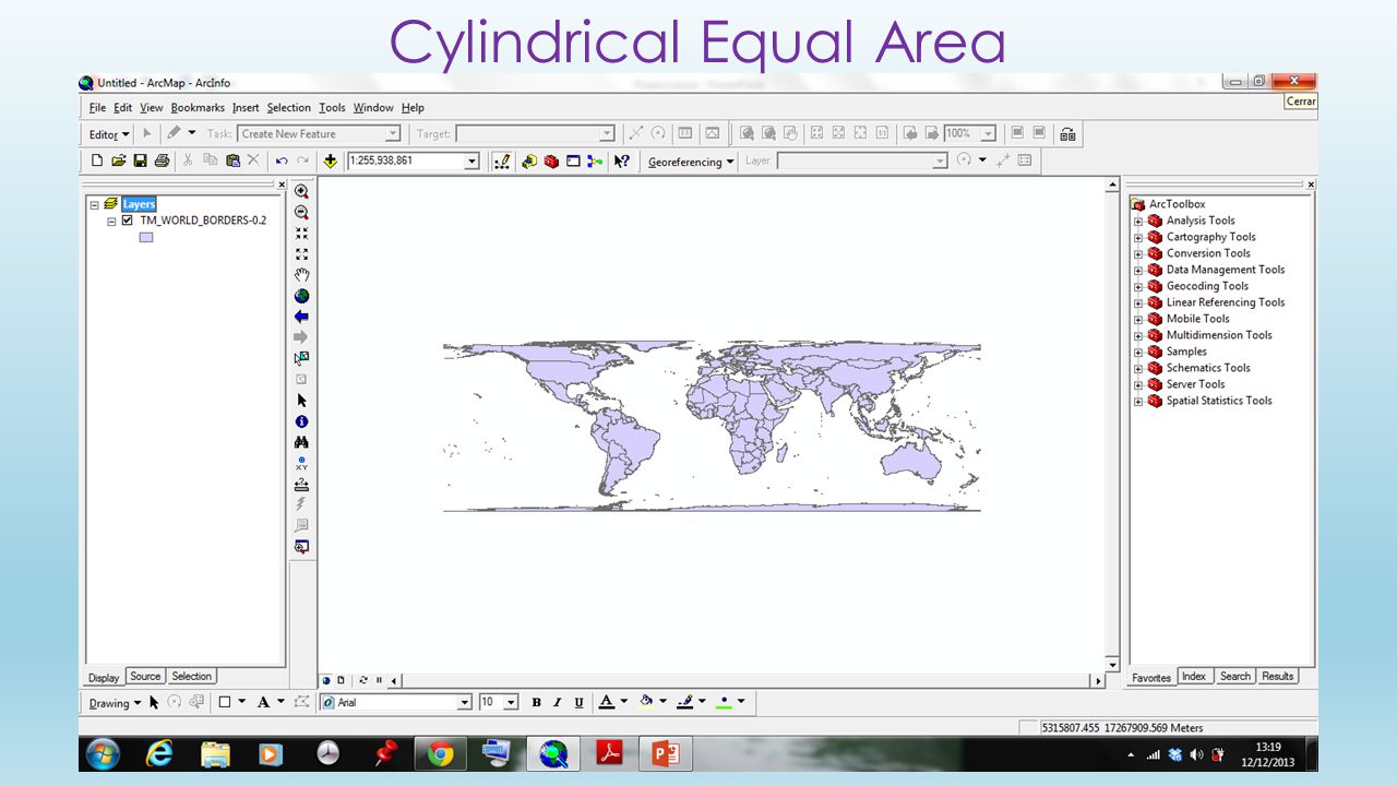 Cylindrical Equal Area