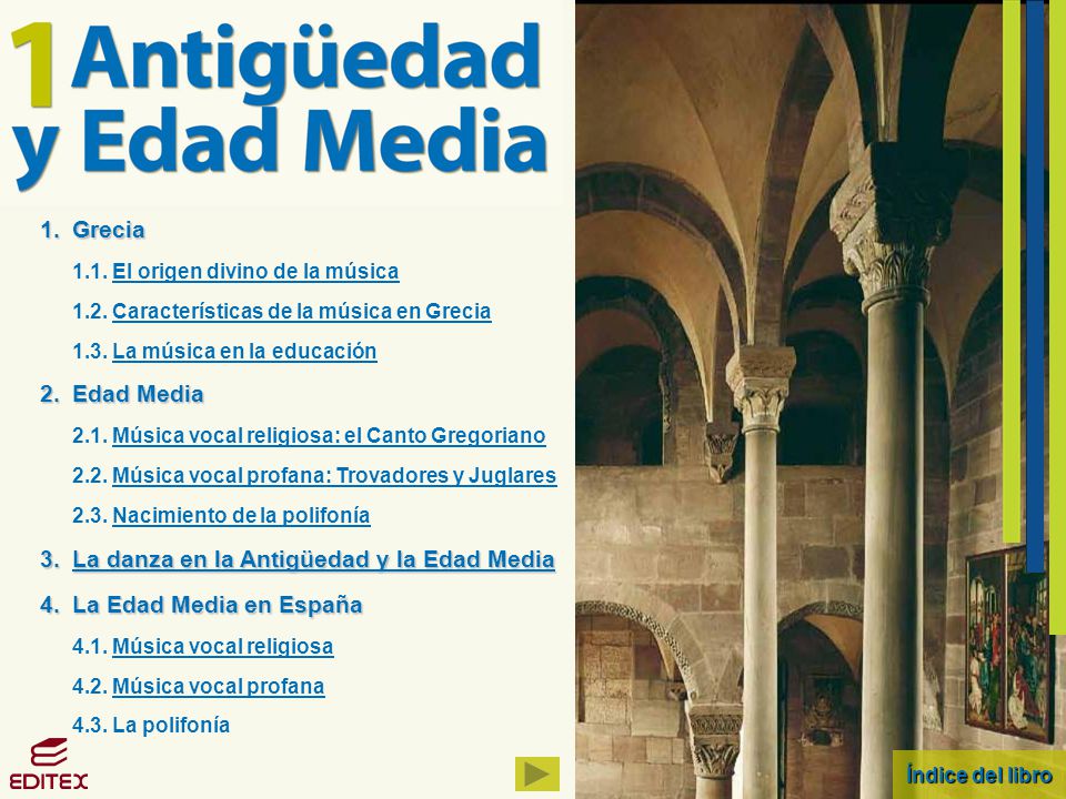 3. La danza en la Antigüedad y la Edad Media
