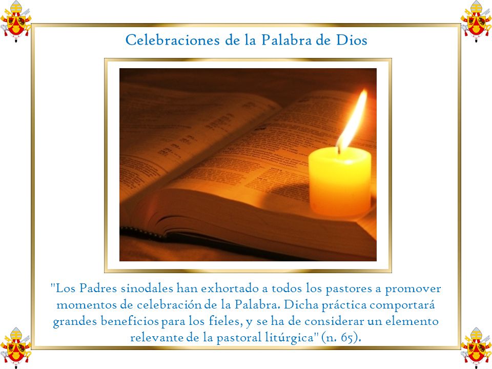 Celebraciones de la Palabra de Dios