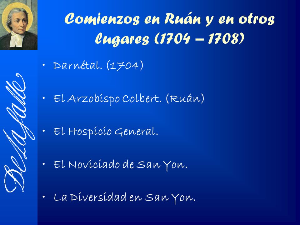 Comienzos en Ruán y en otros lugares (1704 – 1708)