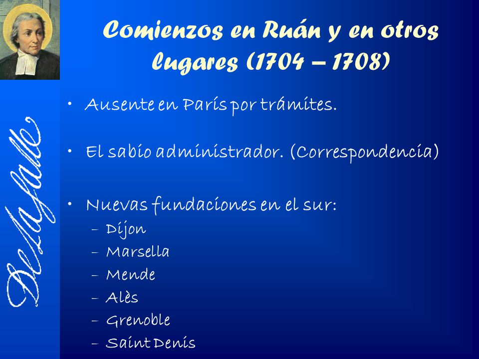 Comienzos en Ruán y en otros lugares (1704 – 1708)