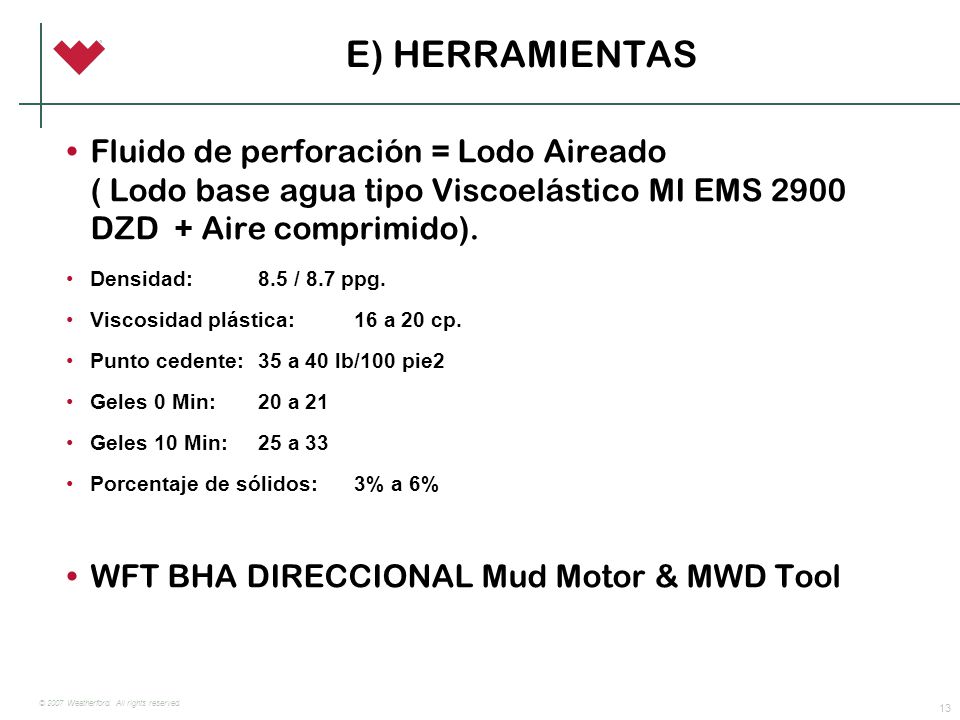 RCD Williams 9200 Diseñada para manejar una presión máxima de 500 Psi rotando ( max.