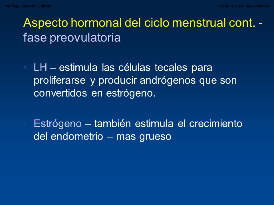 Aspecto hormonal del ciclo menstrual cont. - fase preovulatoria
