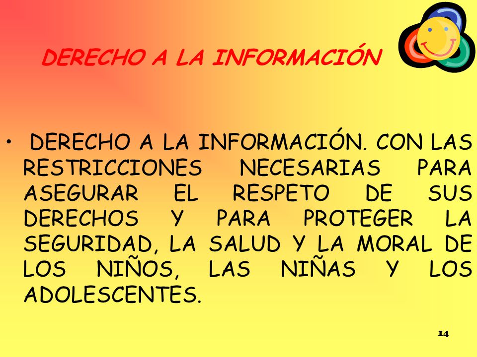 DERECHO A LA INFORMACIÓN