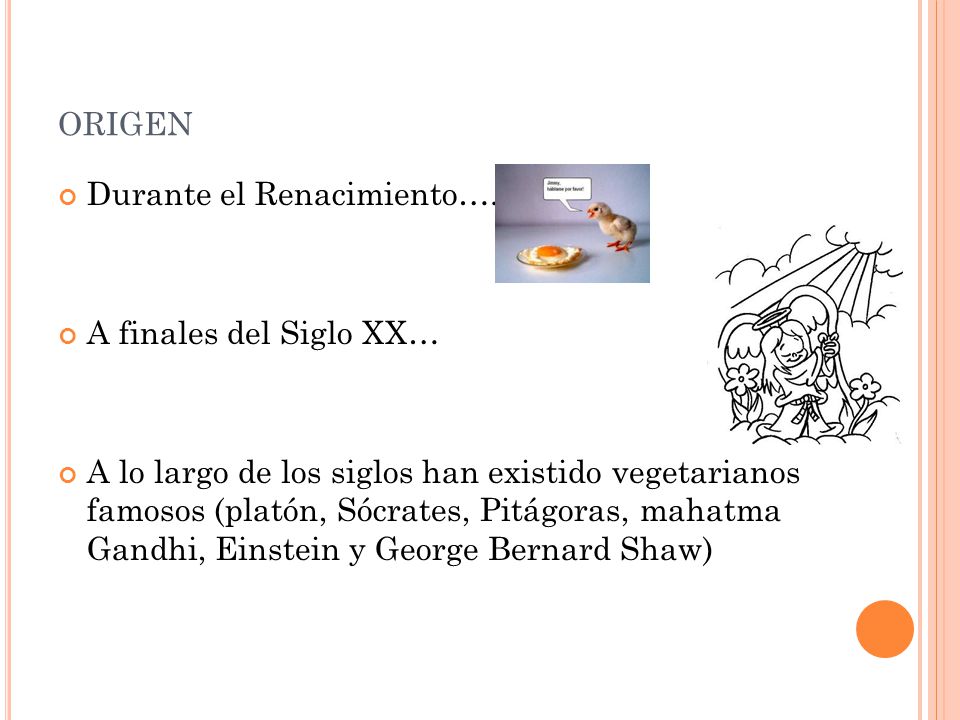 origen Durante el Renacimiento…. A finales del Siglo XX…