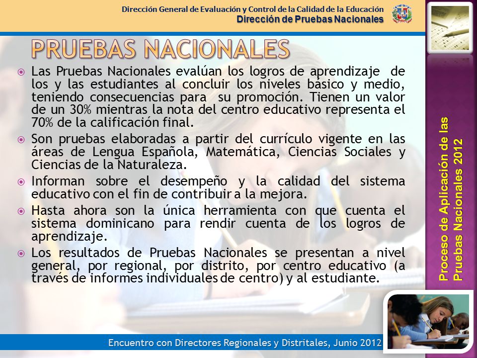 Dirección General de Evaluación y Control de la Calidad de la Educación