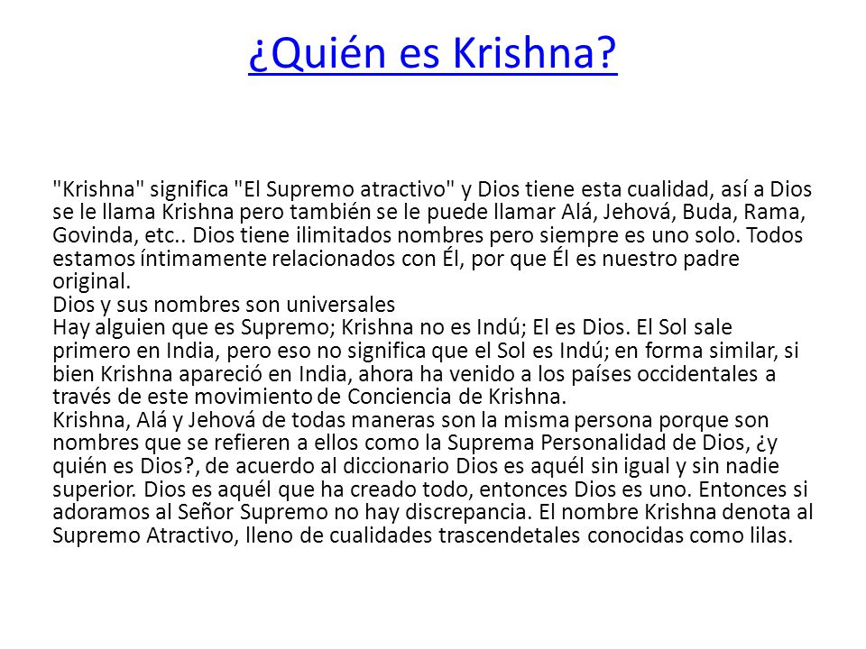 Hare krishna. - ppt descargar