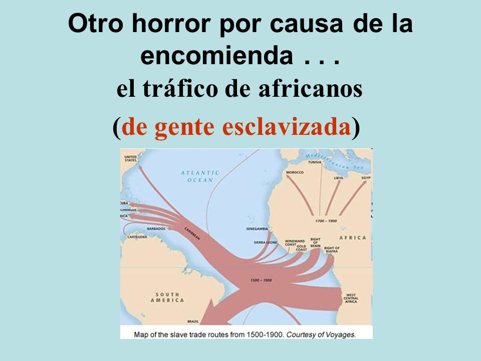Otro horror por causa de la encomienda . . .