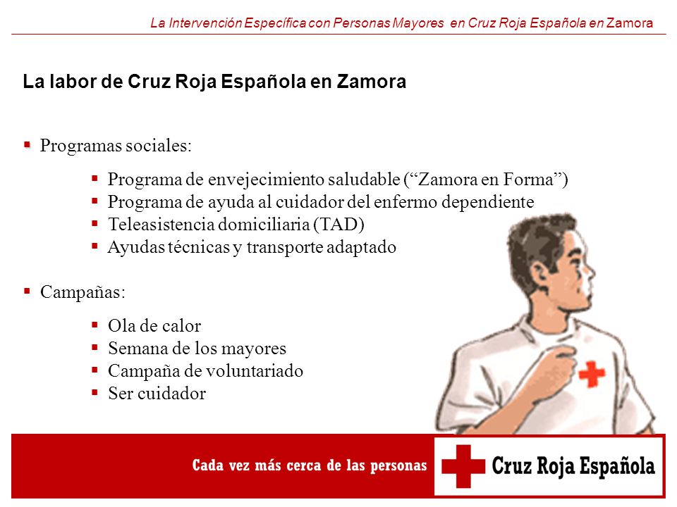La labor de Cruz Roja Española en Zamora