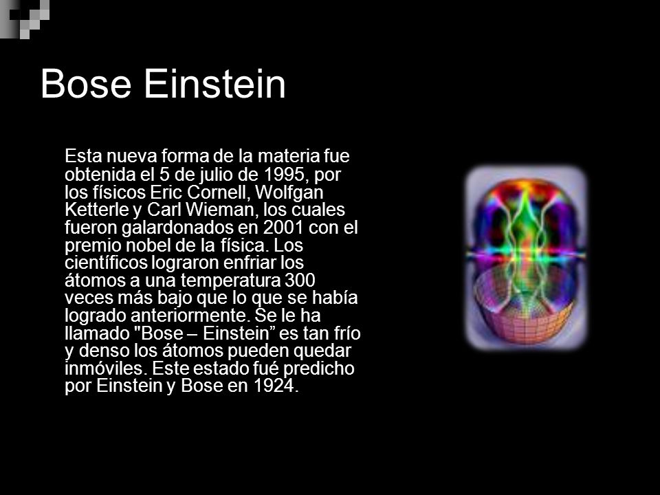 Bose Einstein