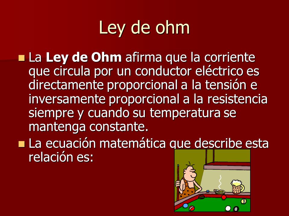 Ley de ohm
