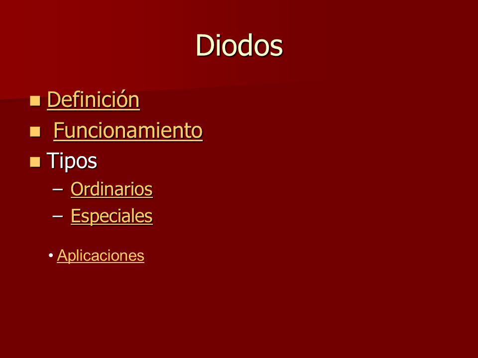 Diodos Definición Funcionamiento Tipos Ordinarios Especiales