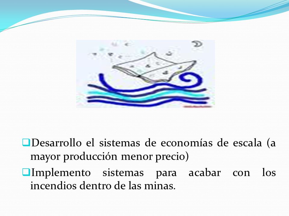 Desarrollo el sistemas de economías de escala (a mayor producción menor precio)