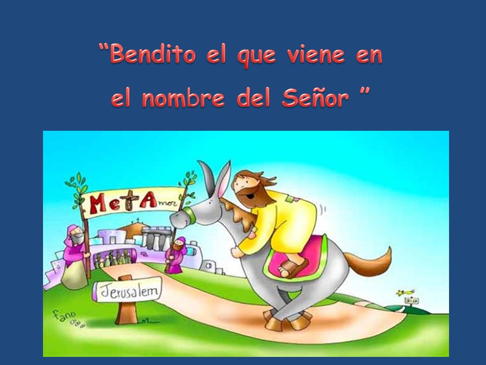 Bendito el que viene en el nombre del Señor