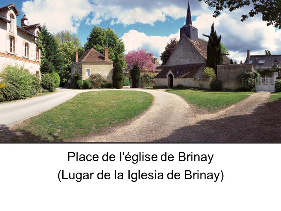 Place de l église de Brinay (Lugar de la Iglesia de Brinay)