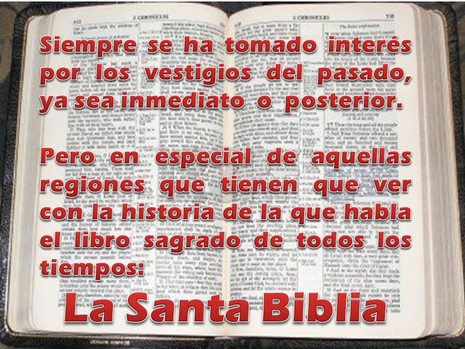 Siempre se ha tomado interés por los vestigios del pasado, ya sea inmediato o posterior.