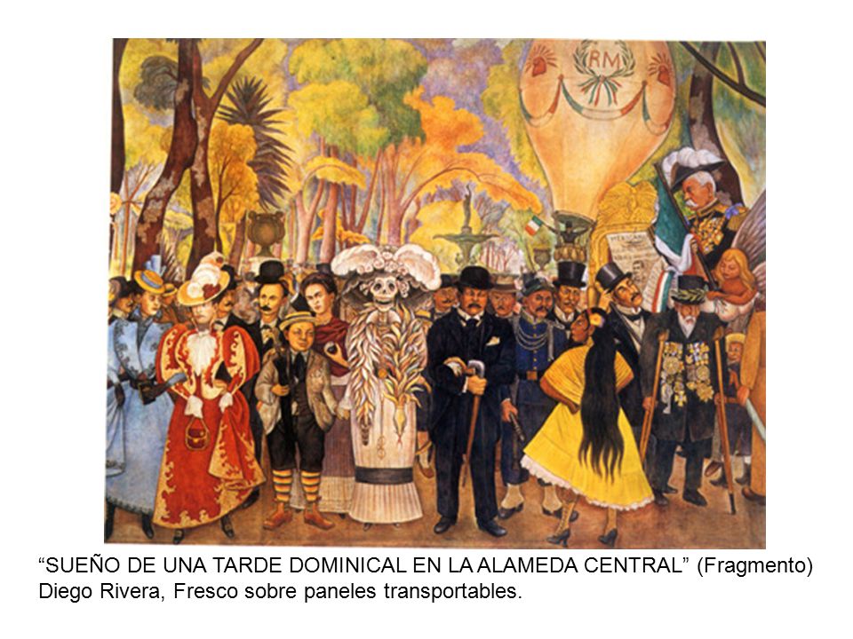 SUEÑO DE UNA TARDE DOMINICAL EN LA ALAMEDA CENTRAL (Fragmento)