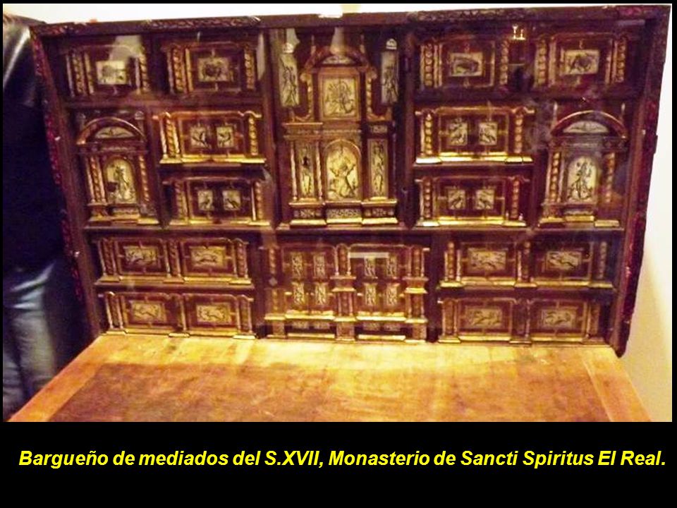 Bargueño de mediados del S.XVII, Monasterio de Sancti Spiritus El Real.
