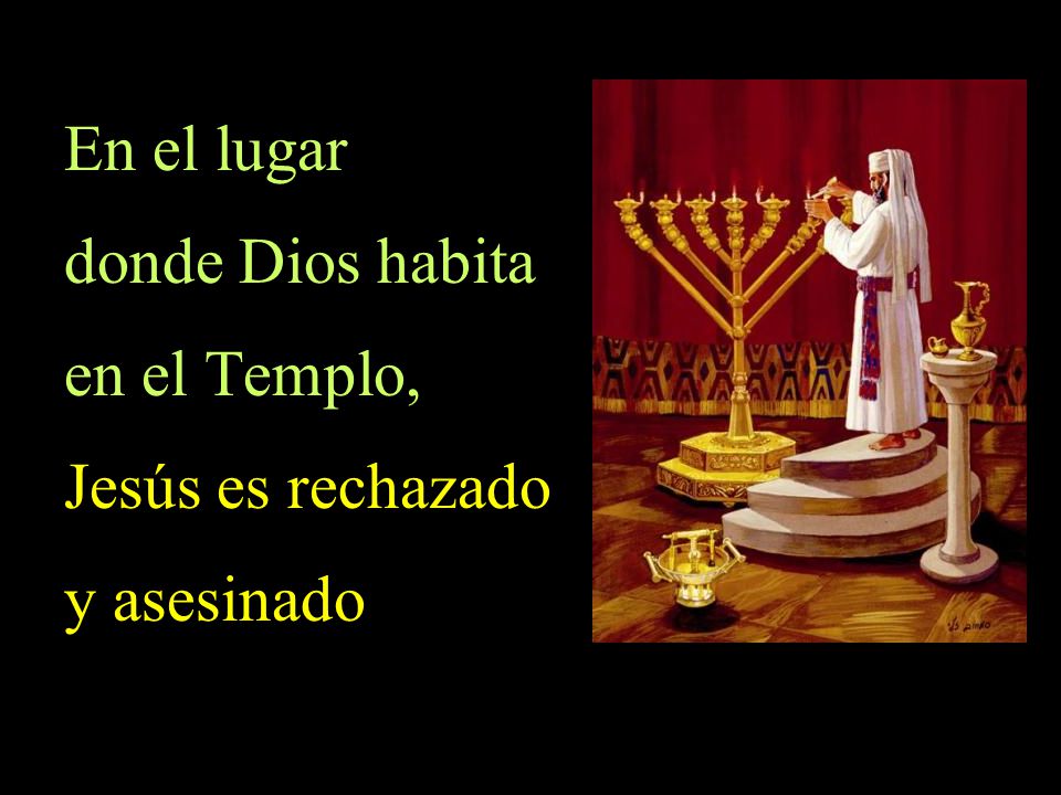 En el lugar donde Dios habita en el Templo, Jesús es rechazado