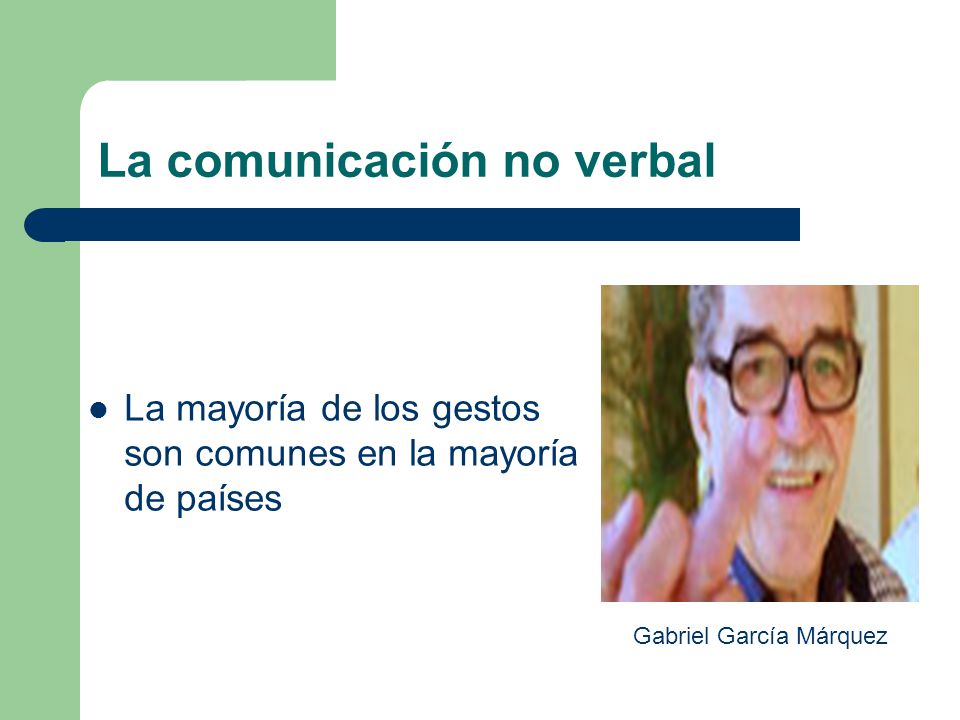 La comunicación no verbal