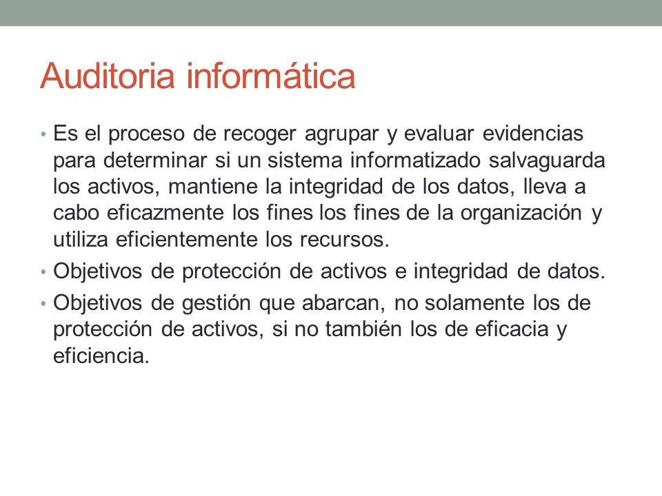 Auditoria informática