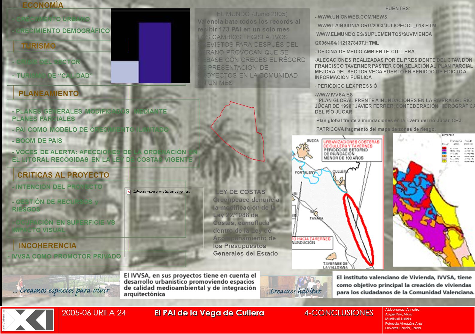 URII A 24 El PAI de la Vega de Cullera 4-CONCLUSIONES