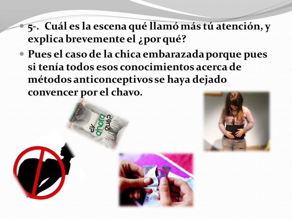 5-. Cuál es la escena qué llamó más tú atención, y explica brevemente el ¿por qué