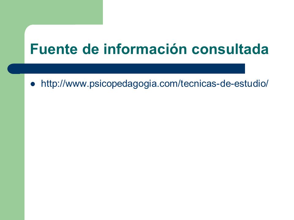Fuente de información consultada